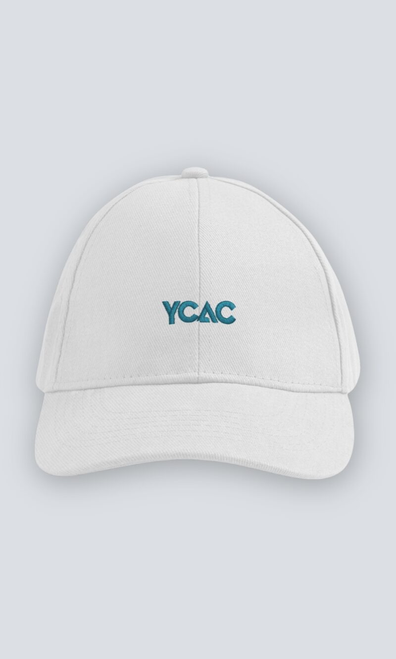 Cappello yachting uomo con visiera elegante bianco