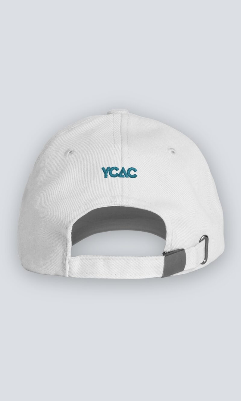 Cappello yachting uomo con visiera elegante bianco - immagine 2