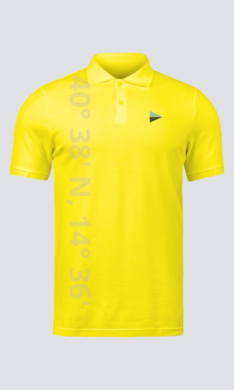Polo da barca uomo gialla coordinate - immagine 3